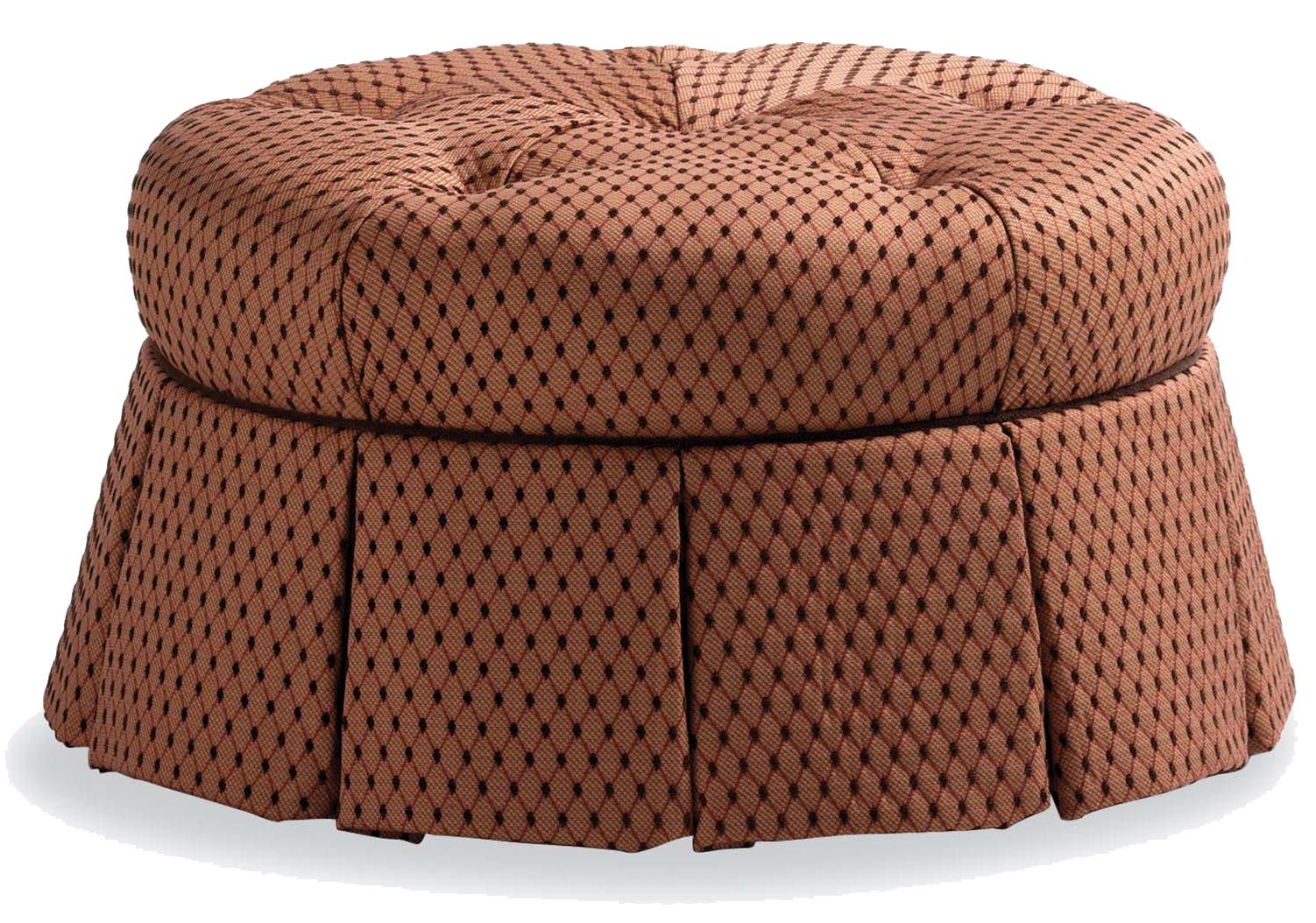 Ethan allen round ottoman top